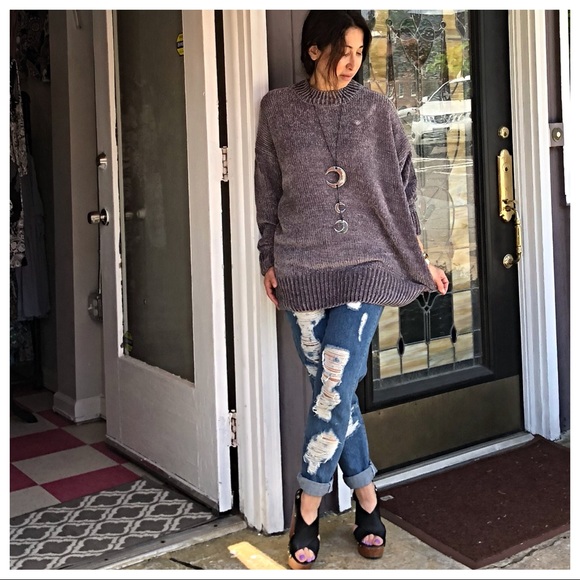 ✨LAST ONE✨Loose fit soft chenille sweater - Picture 4 of 8